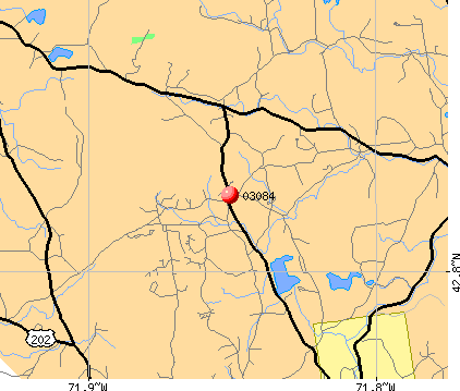 Temple, NH (03084) map