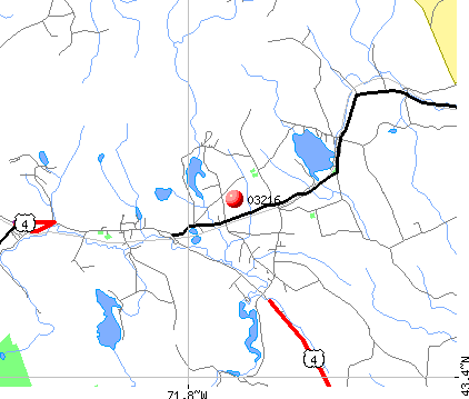 Andover, NH (03216) map