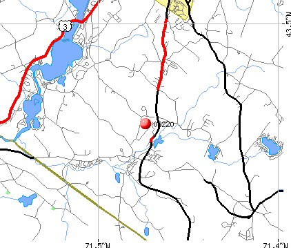Belmont, NH (03220) map