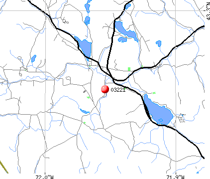 Bradford, NH (03221) map