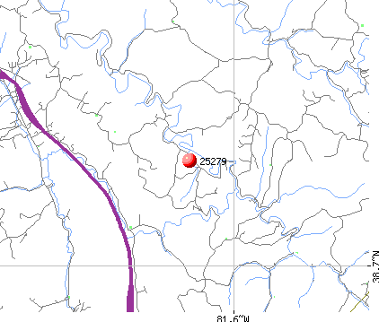 , WV (25279) map