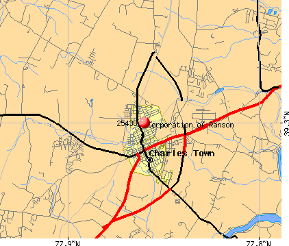 Corporation of Ranson, WV (25438) map