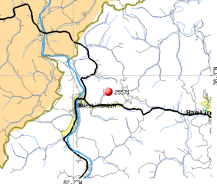 West Hamlin, WV (25571) map