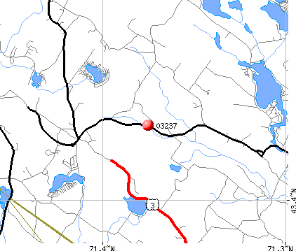 Gilmanton, NH (03237) map