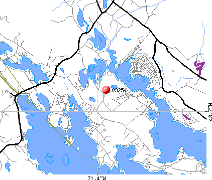 Moultonborough, NH (03254) map