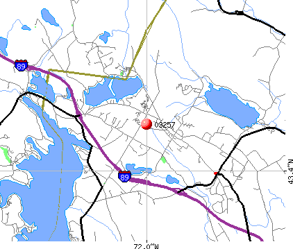 New London, NH (03257) map