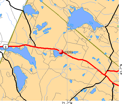 Northwood, NH (03261) map