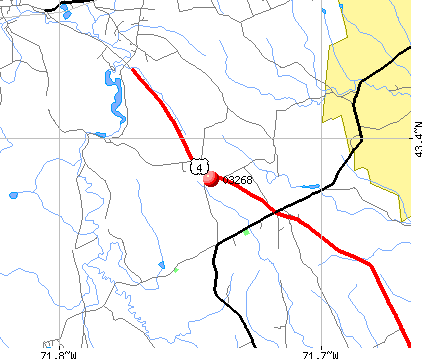 Salisbury, NH (03268) map
