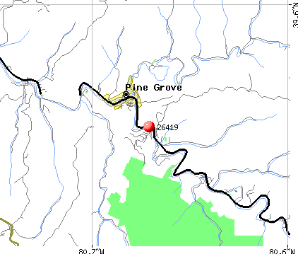 Pine Grove, WV (26419) map