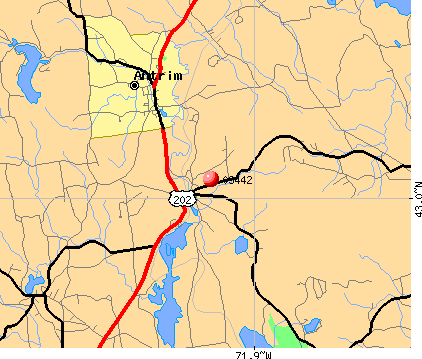 Bennington, NH (03442) map
