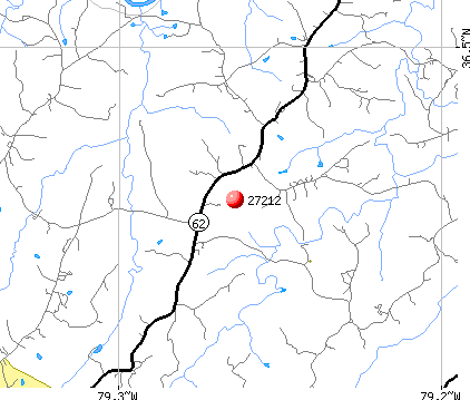 Yanceyville, NC (27212) map