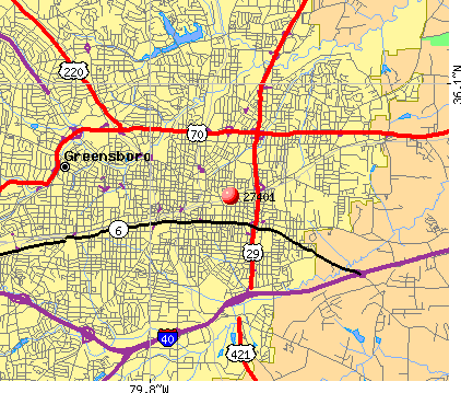 greensboro zip code nc map city codes profile nearest