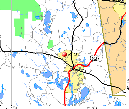 Jaffrey, NH (03452) map