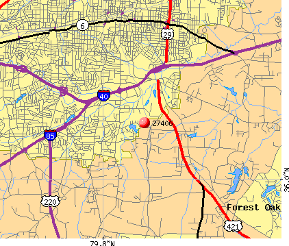 greensboro zip code map carolina north profile