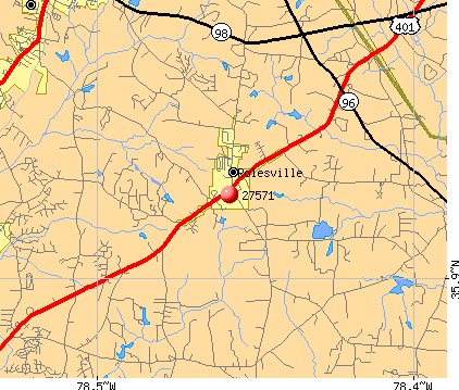 Rolesville, NC (27571) map