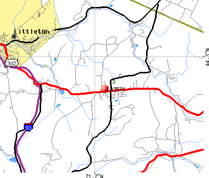 Bethlehem, NH (03574) map
