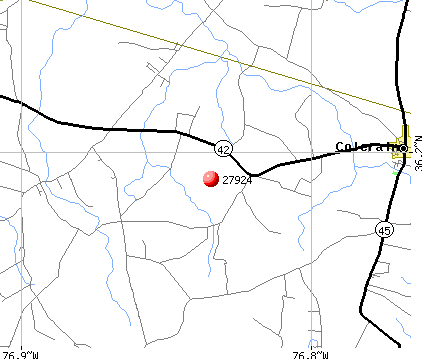 Colerain, NC (27924) map
