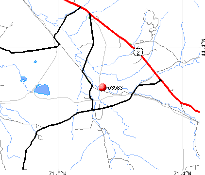 Jefferson, NH (03583) map