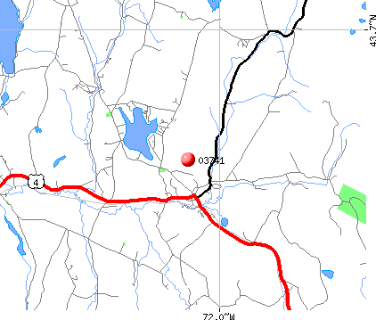 Canaan, NH (03741) map