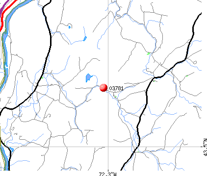 Plainfield, NH (03781) map