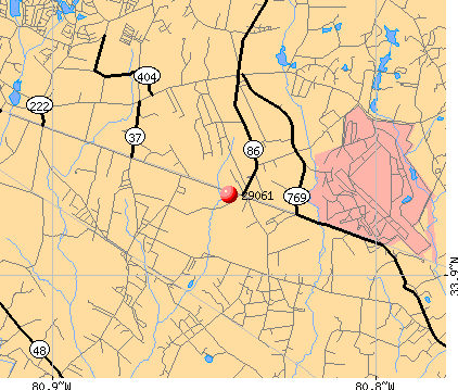 Hopkins, SC (29061) map