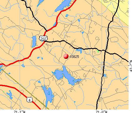 Barrington, NH (03825) map