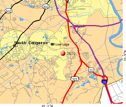 West Columbia, SC (29172) map