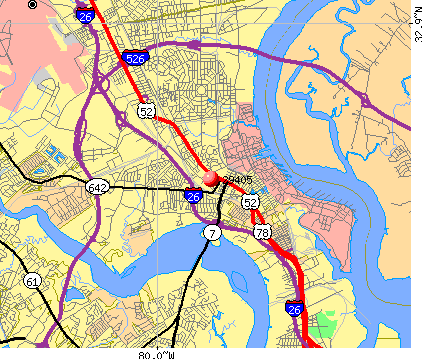 Downtown Charleston Sc Zip Code Map – Map With States