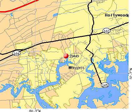 Hollywood, SC (29449) map