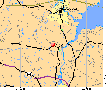 Newfields, NH (03856) map