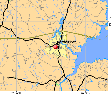 Newmarket, NH (03857) map