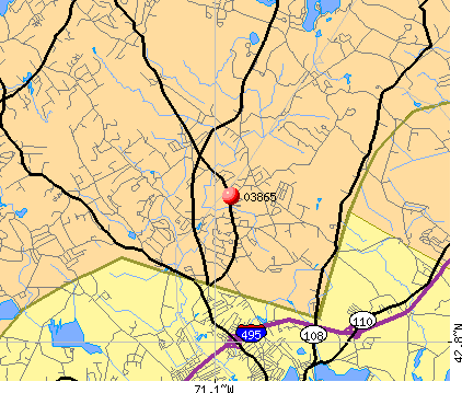 Plaistow, NH (03865) map