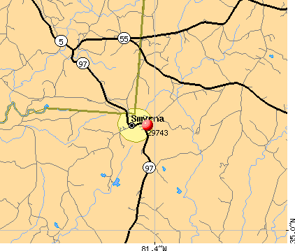 Smyrna, SC (29743) map