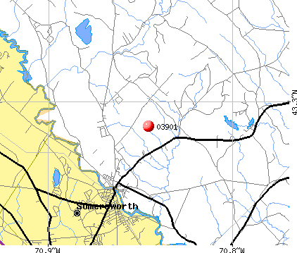 Berwick, ME (03901) map