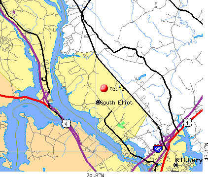 Eliot, ME (03903) map
