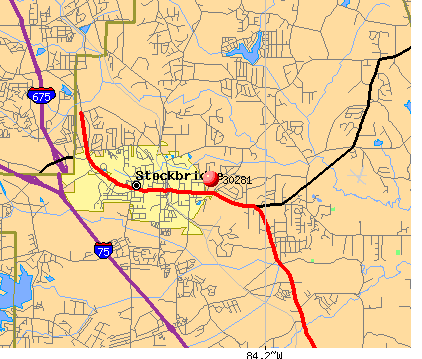 Stockbridge, GA (30281) map. Nearest zip codes: 30273, 30253, 30294, 30236, 