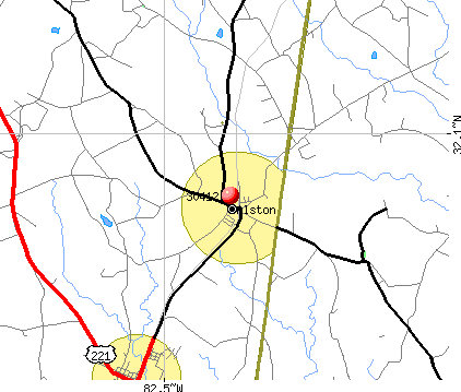 Alston, GA (30412) map
