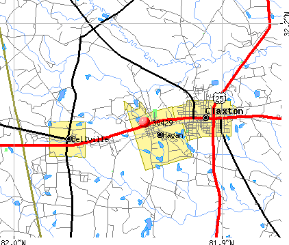 Hagan, GA (30429) map