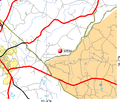 Commerce, GA (30530) map