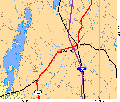 Gray, ME (04039) map