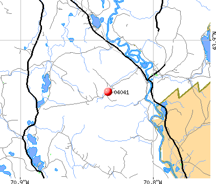 Hiram, ME (04041) map