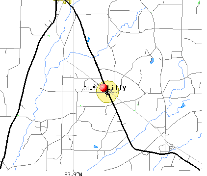 Lilly, GA (31051) map