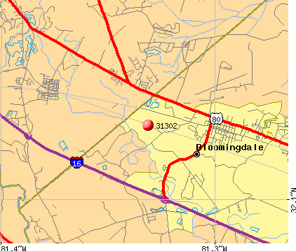 Bloomingdale, GA (31302) map