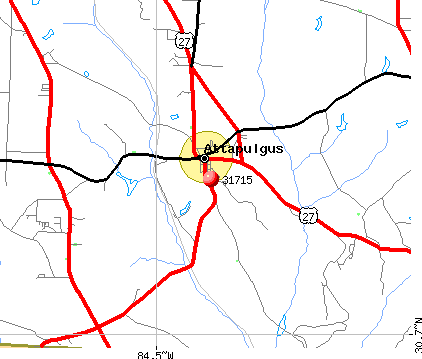 Attapulgus, GA (31715) map