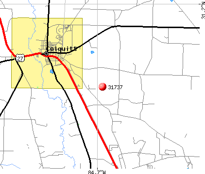 Colquitt, GA (31737) map