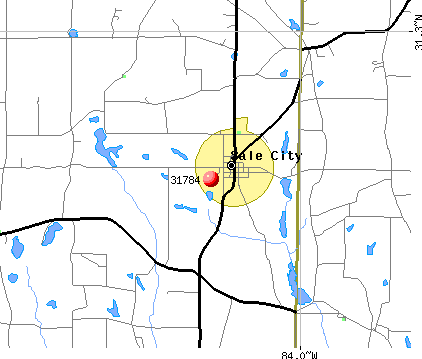 Sale City, GA (31784) map