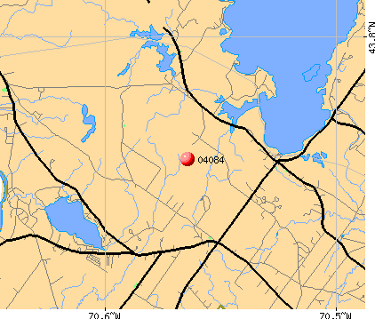Standish, ME (04084) map