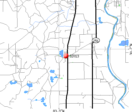 Day, FL (32013) map