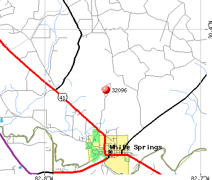 White Springs, FL (32096) map