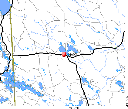 , ME (04095) map